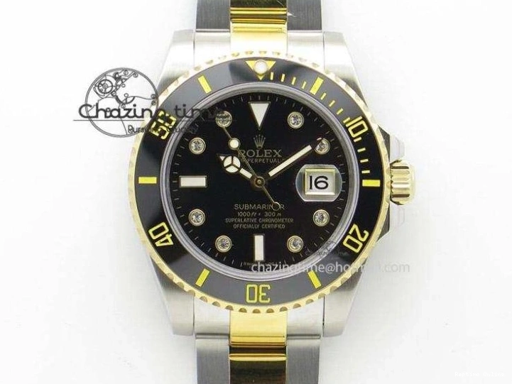 0401 DateJust 31 278383RBR THBF 1:1 Best Edition 904L Steel White Roman Dial Diamonds Bezel on SS YG Oyster Bracelet HZ Cal. Minimalist 44